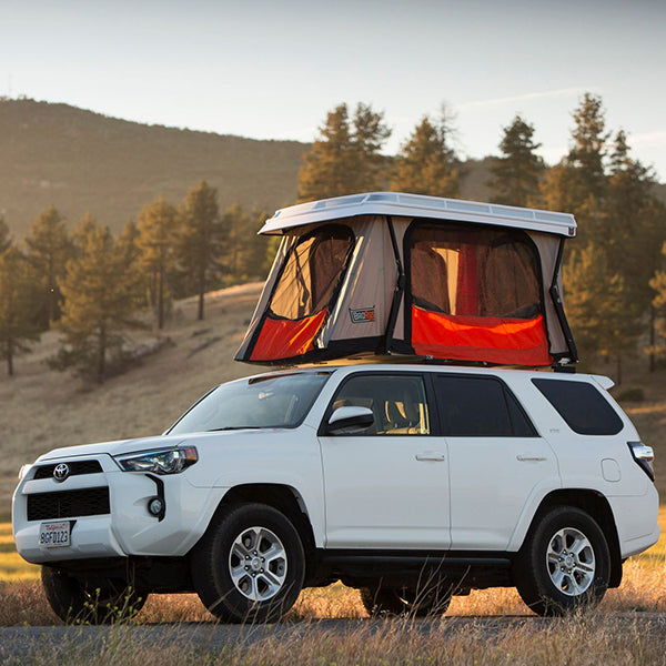 White 4Runner with Polar White Convoy Tent