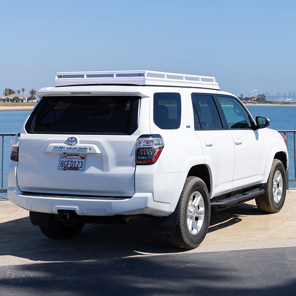 White 4Runner with Polar White Convoy Tent 