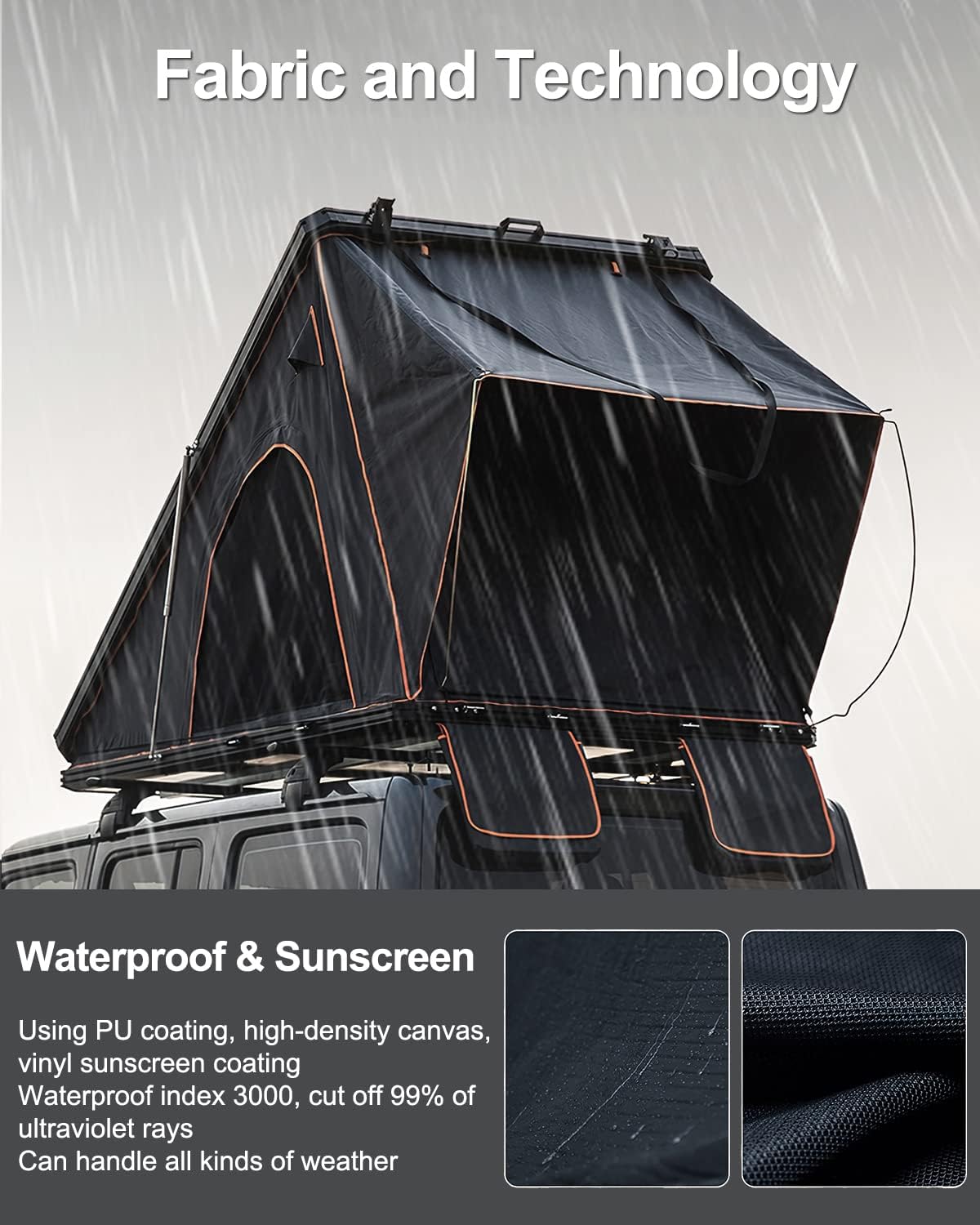 bamacar naturnest rooftop tent NATURNEST Hard Shell Rooftop Tent Large Size – Overlanding Oasis