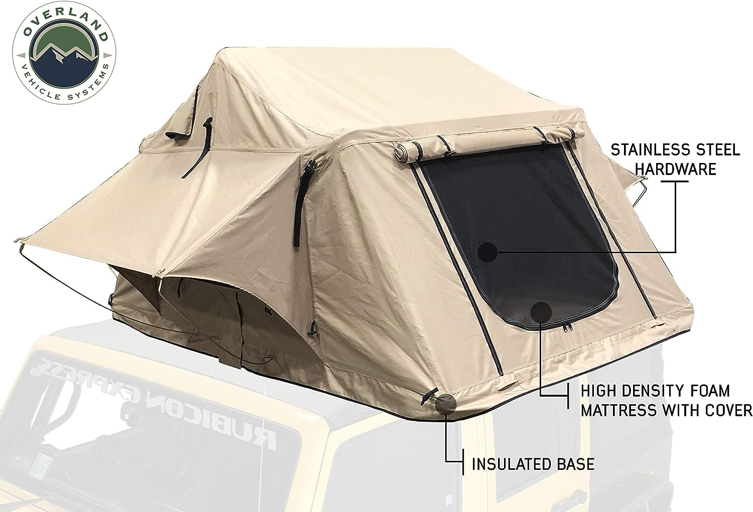 oasis trekking roof top tent Overland Vehicle Systems TMBK Soft Shell Roof Top Tent – Overlanding Oasis