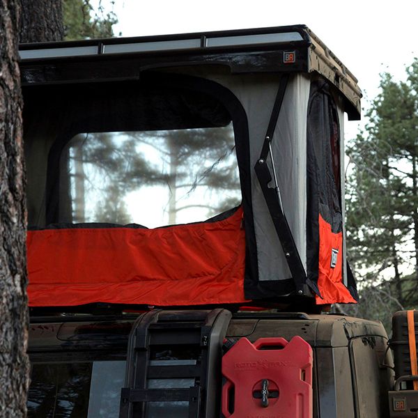 Convoy Tent rear side view